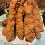 深海 - エビフライ（1本サービス）