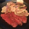 Yakiniku Karubirando - お肉　牛カルビ、豚カルビ、鶏モモ