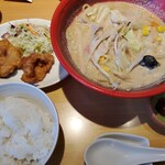 Yayoi Ken - ちゃんぽんと唐揚げの定食