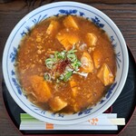 福士豆腐食堂 - おぼろ豆腐ラーメン汁あり(1辛) 880円(+20円)