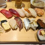 Sushi Masa - ランチ握り13貫 ¥1,210
