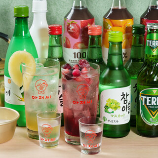種類豊富なメニュー！本場韓国のお酒もお楽しみいただけます♪