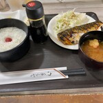 巴食堂 - 塩サバ定食(600円)安い！