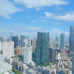 アジュール フォーティーファイブ - 45階テーブル席からの眺望です