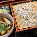 一草庵 - 料理写真:牡蠣と長ネギのせいろ