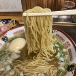 旭川中華そば 風來堂 - 麺はこんな感じ