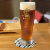 鮨井 - 生ビール