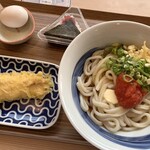 釜玉うどん あじ太郎 - 釜玉明太バター