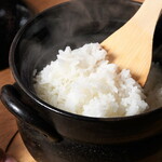 Clay pot rice (1.5 cups) + 3 kinds of side dishes