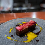 奈良屋町 青 - ◆のざき牛（鹿児島）ランプ炭火焼 すき焼きをイメージした品だそう