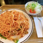 ピットイン - ナポリタン大盛り¥1000