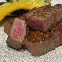 神戸プレジール 本店 - 神戸ビーフサーロインステーキ・焼き野菜