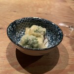 Wain To Tempura Araki - イカと大葉は天つゆで