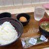 梅もと - 「こだわりの卵朝定食」
なんと290円！
300円でお釣りがくるとはこのご時世、
吉野家でもないんじゃないでしょうか？