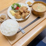 とんから - 料理写真:辛から揚げセット(ライス大盛)