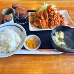 麦 - チキンカツ定食1250円税込