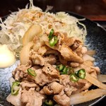 鮨とおでん アンド - 豚バラ肉の青唐たれ焼き定食