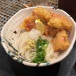 たけうちうどん店 - とり天生醤油うどん980円