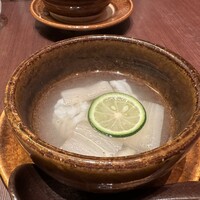 鮨　日本橋　鰤門 - 鱧とネギ