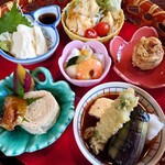 旬菜蔵せんや - ゆばの　いろんなお料理◯