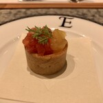 函館大沼 鶴雅リゾート エプイ - フルーツトマトとフロマージュブランのタルト