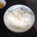 満州ニラら～めんの店 さかえや - ごはん（中）