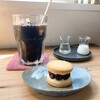 キノシタ - 料理写真:アイスコーヒーとレーズンバターサンド