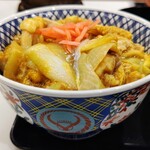 Yoshinoya - 親子丼大盛734円 サラダセット188円