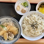 Men sei - ざるうどんと天丼セット