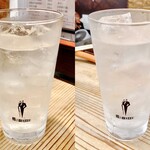 とりみそ あみ焼き 地鶏屋 - レモン酎ハイ　520円×2