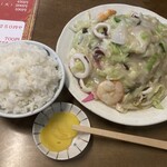 長崎ちゃんぽん 幸楽 - 私だけの特製海鮮皿ウドン太麺！