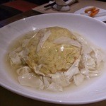 喜臨軒 - ランチの湯葉とカニあんかけご飯