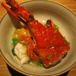 座屋 - 伊勢海老の餡掛け