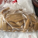 中華そば処 琴平荘 - 『つけ麺(5人前)』のメンマ