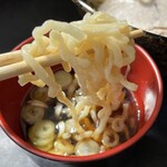 中華そば処 琴平荘 - 『つけ麺(玉子･ネギ別売)』の麺