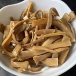 中華そば処 琴平荘 - 『つけ麺(5人前)』のメンマ