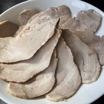 中華そば処 琴平荘 - 『つけ麺(5人前)』のチャーシュー