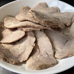 中華そば処 琴平荘 - 『つけ麺(5人前)』のチャーシュー