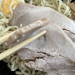 中華そば処 琴平荘 - 『つけ麺(玉子･ネギ別売)』のチャーシュー