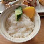 Sukai Guriru Buffe Musashi - ご飯、漬物