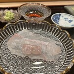 鮨 まつうら - 平目のお造り