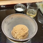 鮨 まつうら - 黒糖シャーベット