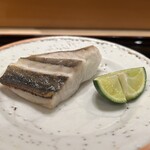 鮨 まつうら - 真魚鰹の塩焼き