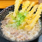 うどん　そば　今泉 - 肉うどん+ごぼう天