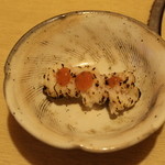 日本料理多々良 - 鱧の白焼き（梅肉乗せ）