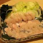 日本料理多々良 - 鱧しゃぶ・苓北産レタスも