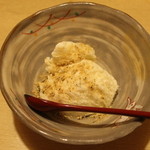 日本料理多々良 - デザートのアイスクリーム