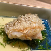 ひきざんたしざん - 甘鯛の松笠揚げ