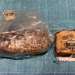 みゆきぱん - ビターキャラメルパウンドケーキと蜂蜜とシリアルのパン