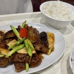 Taiwan Ryouri Shiki - 牛カルビとアスパラの黒胡椒炒め